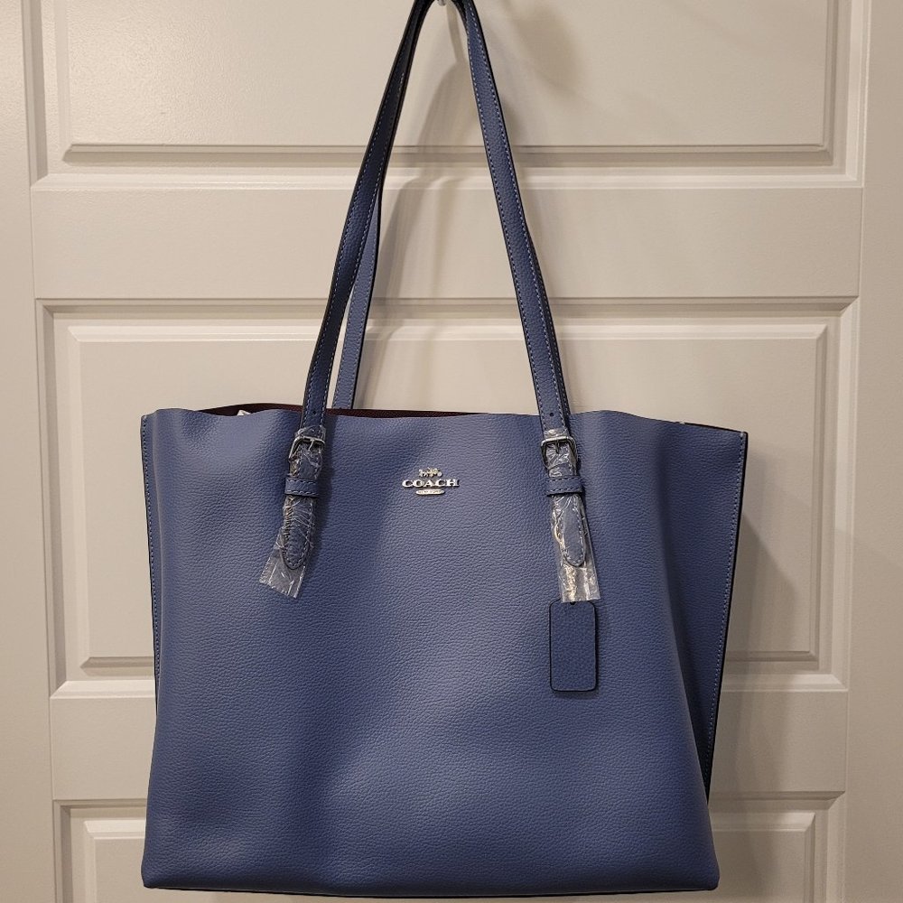 NWT - Coach Mollie Tote - Periwinkle Blue